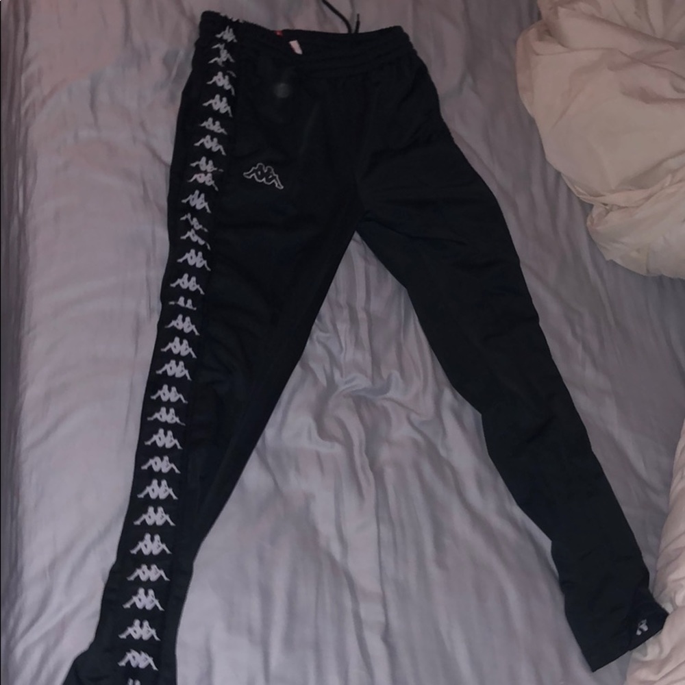 Kappa Mens Sweatpants Slim Fit Retro